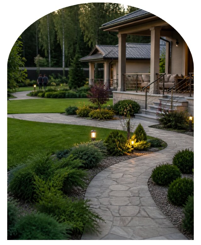Ландшафтный дизайн 15 соток в Лесне по цене от 46778 р. | Метпроект-Лсн
